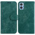 thumbnail image 2 of Compatible avec Motorola Moto E22/ E22i Étui Portefeuille Folio à Rabat Embossé Tiger Mignon avec Porte-Cartes, 2 of 5