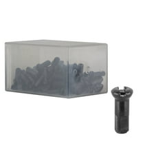 DT Swiss Pro Head 2.0 x 12mm Black Brass Nipple Box of 100 Wheel Build Fix