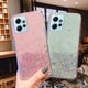 thumbnail image 3 of Para Xiaomi Redmi Note 12 Pro Plus Turbo 12Pro + Note12Pro Note12 4G 5G Funda De Silicona Simple TPU Transparente Con Purpurina De Estrella Ultrafina, 3 of 4
