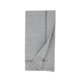 thumbnail image 2 of Saro Lifestyle 9738.GY20S 20 in. Laser-Cut Hemstitch Square Napkin, Grey - Set of 4, 2 of 4