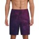 thumbnail image 1 of Balery Black Dark Blue Purple Pantalones cortos de pijama de punto de algodón para hombre con cinturilla y bolsillos-Large, 1 of 6