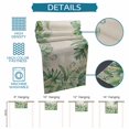 thumbnail image 6 of Tropical Botanical Table Runner 90 Inches, Watercolor Green Monstera Palm Leaves Beige Bed Runner Dresser Scarves Tabletop for Indoor Outdoor Parties/Ceremony/Banquet, 13" x 90", 6 of 9