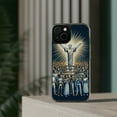 thumbnail image 3 of DistinctInk Clear Hybrid Case for Apple iPhone 14 (6.1" Screen) - Purity and Goodness - Tempered Glass Back, 3 of 8