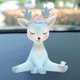 thumbnail image 4 of Estatua de ciervo nórdico, estatuilla de animales, decoración para tartas, coche, TV, gabinete, oficina, decoración para fiestas, manualidades, E azul Macarena Figuras de ciervos, 4 of 8