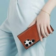 thumbnail image 7 of Dteck Card Slots Wallet Case for Samsung Galaxy S22 Ultra,Shockproof PU Leather Case Slim TPU Back Cover,Brown, 7 of 7