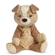 Hugimals Charlie the Puppy 4.5lbs Large Weighted Stuffed Animal Stress Relief Plush for Adults and Kids