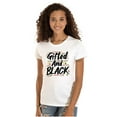 thumbnail image 3 of Gifted and Black History Empowerment Womens Slim Fit Graphic Tee Brisco Brands S, 3 of 4