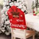 thumbnail image 1 of Fundas de poliéster para sillas, decoraciones navideñas, fundas para sillas con estampados navideños, fundas para taburetes con dibujos de anciano, muñeco de nieve y reno, fundas para sillas para deco, 1 of 6