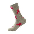 thumbnail image 5 of Slouchy Socks for Women Women's Valentines Crew Socks Mid-Length Cute Printed Tube Socks Knee High Socks Gray One Size, 5 of 5