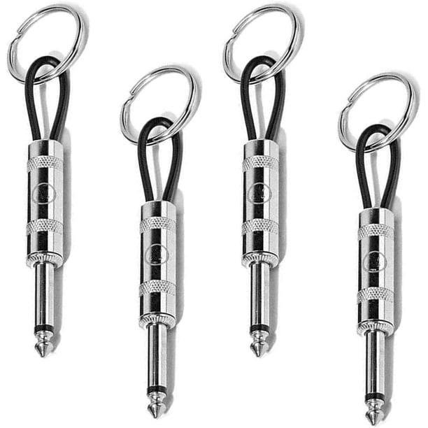 4 llaveros de pared de acero inoxidable con gancho para colgar en la pared, llavero de guitarra para organizar el almacenamiento en el hogar.