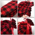 thumbnail image 4 of 5-Pack Christmas Buffalo Plaid Drawstring Bags Christmas Gift Bags Large Sacks Christmas Wrapping Bags for Party Favors, 4 of 4