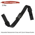 thumbnail image 4 of Uxcell Backpack Chest Strap [1PCS] - Adjustable Sternum Straps - [Black-11 x 6IN] Chest Belt with Quick Release Buckle, 4 of 7