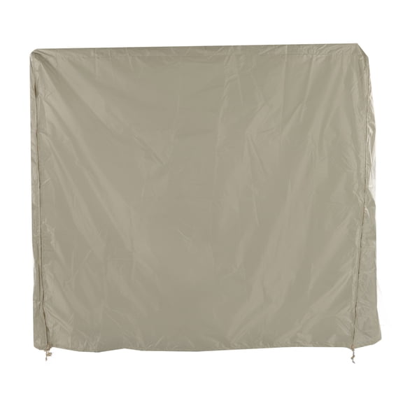 Kitchen Organization Table Dustproof Cover, 190 Silver Coated Polyester Taffeta Table Tennis Table Dust Cover Beige for Courtyard