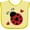 Banana and Yellow, variant on Inktastic Ladybug Lover Red and Black Girls Baby Bib
