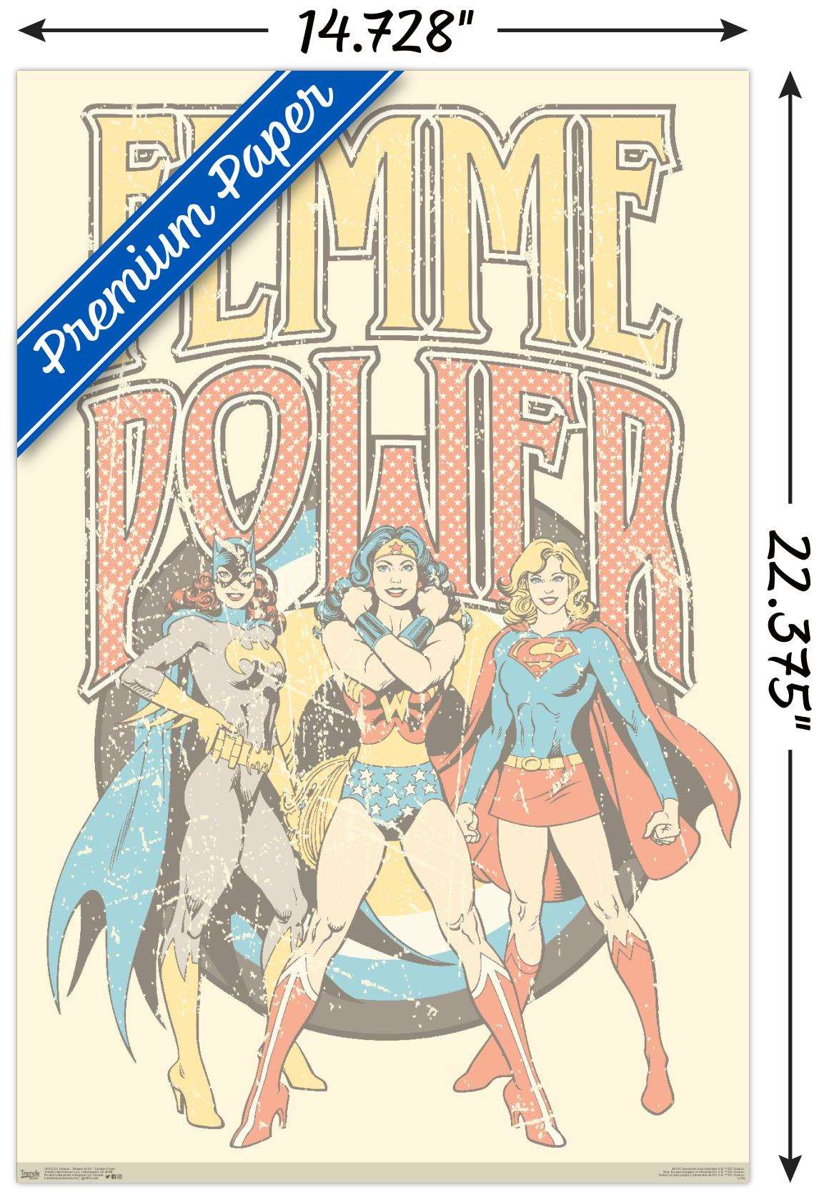 DC Comics - Women Of DC - Femme Power Wall Poster, 14.725" x 22.375"