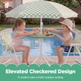 thumbnail image 4 of Best Choice Products Kids Outdoor Table and Chair Set with Umbrella, 3-Piece Foldable Toddler Picnic Set Ages 2-5 - Sage, 4 of 10