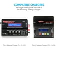 thumbnail image 5 of Tenergy NiMH Receiver Battery with Hitec Connector, 6V 1600mAh High Capacity Rechargeable Side by Side Hump Battery Pack for RC Cars, 5 of 5