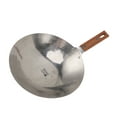 thumbnail image 2 of Stir Fry Pan Wooden Handle Stainless Steel Non Stick Multi Functional, 2 of 8