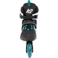 thumbnail image 3 of K2 Kinetic 80 Patines en línea para mujer, negro/turquesa, 8,5, 3 of 3