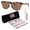 Brown Tort/Brown Smoke Frame | Prizm Tungsten Polarized Lens, variant on Frogskins Range 0OO9284 Sunglasses Matte Black Frame w/Prizm Grey Lenses With Official Eyewear Kit