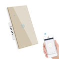 thumbnail image 1 of Smart Switch Tuya Control Voice Control WiFi Smart Home Touch Switches Need Neutral Temperature Remote Controller Mobile Phone APP ,Easily DIY, 1 of 7