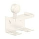 thumbnail image 1 of Estante de almacenamiento para secador de pelo con ventosa de pared, instalación sin taladros para baño, construcción de aleación con anilla para colgar, impermeable y a prueba de humedad, incluye ve, 1 of 6