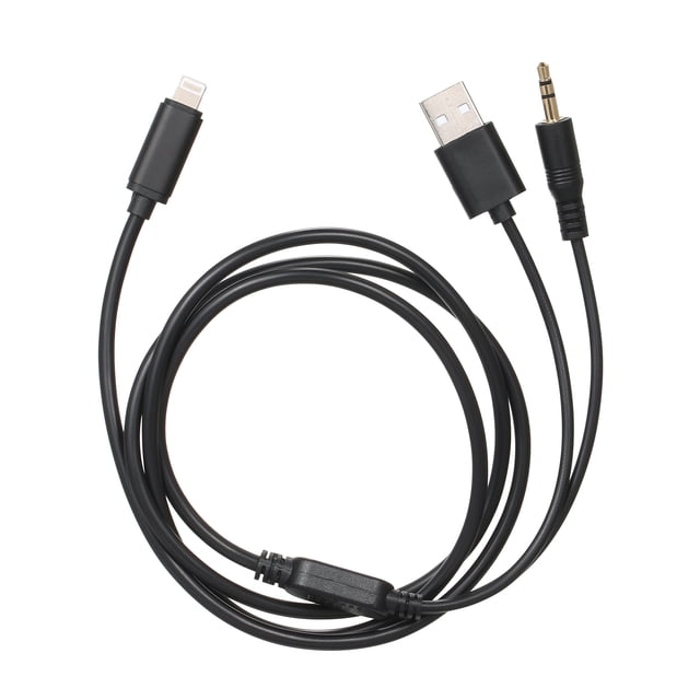 Reemplazo del adaptador de cable de audio del cable multimedia para la interfaz BMW Mini i Eccomum Cable de audio