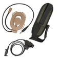thumbnail image 2 of Auriculares Walkie Talkie, Auriculares Unilaterales Militares Resistentes Ajustables De Alta Resistencia Cómodos Para PD600 Para PD602 Para Hytera, 2 of 8