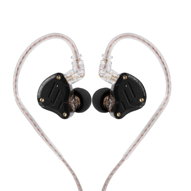Auriculares Linsoul KZ ZS10 Pro 4BA+1DD 5 Driver HiFi con micrófono
