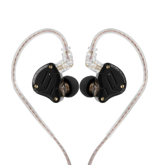 Auriculares Linsoul KZ ZS10 Pro 4BA+1DD 5 Driver HiFi con micrófono