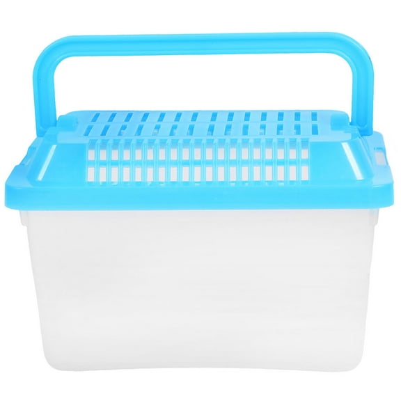 FRCOLOR Turtle Carrier Snake Travel Small Chicken Basket Kits Plush Toys -blue