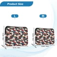 thumbnail image 4 of FORMRS 13"-13.3" Laptop Sleeve Protective Case Soft Carrying Quilted Computer Bag Cover, White Lucky Cat, 4 of 7