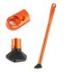 thumbnail image 2 of Aluminum Alloy Parking Side Stand Kickstand Supporter Fit for 150 200 250 300 350 Orange Noir, 2 of 5