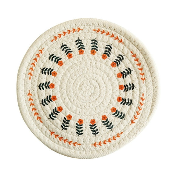 WHEANG Originally Designed Japanese Printed Heat Insulation Mat Round Mat Dinner Mat Creative Pot Mat Anti Slip Mat