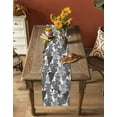 thumbnail image 5 of Ldtrchee Forests Tree Table Runner 70 Inches, Grey Nature Plants Pine Maple Trees Bed Runner Dresser Scarves Tabletop for Indoor Outdoor Parties/Ceremony/Banquet, 13" x 70", 5 of 8