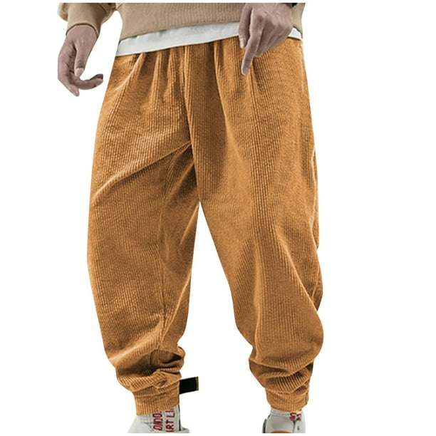 Pantalones largos de moda para hombre, con lazo elástico, ajustados, de pierna recta pequeña