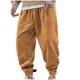 thumbnail image 1 of Pantalones largos de moda para hombre, con lazo elástico, ajustados, de pierna recta pequeña, 1 of 6