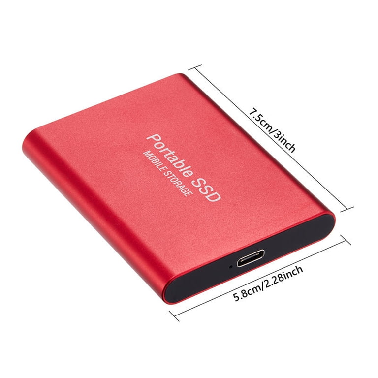 USB Portable SSD 3本 128TB Portable External SSD USB 3.1 Hard Drive 430MB/s Read