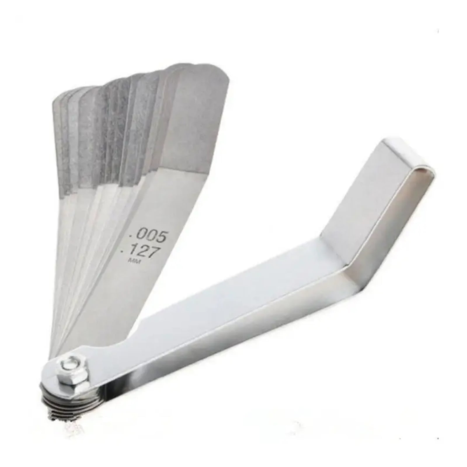 Feeler Gauges Motorcycle Engine Valve Screw Adjusting Spanner Valve Clearance Adjustment Tools Feeler Gauge 0.005 - 0.020 Inch ,Corrosion-Resistant