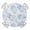 White Light Blue, variant on Blue Floral Round Tablecloth for 36-44 Inch Tables,Fitted Table Cover with Elastic Edge,Garden Petals Flower Botanical Tree Branch Waterproof Outdoor Table Cloth Protector for Patio Garden Dinner