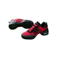 thumbnail image 3 of Woobling Dance Sneakers Women Girls Jazz Dancing Shoes Comfortable Athletic Walking Shoes Black Red Style B 7.5, 3 of 9