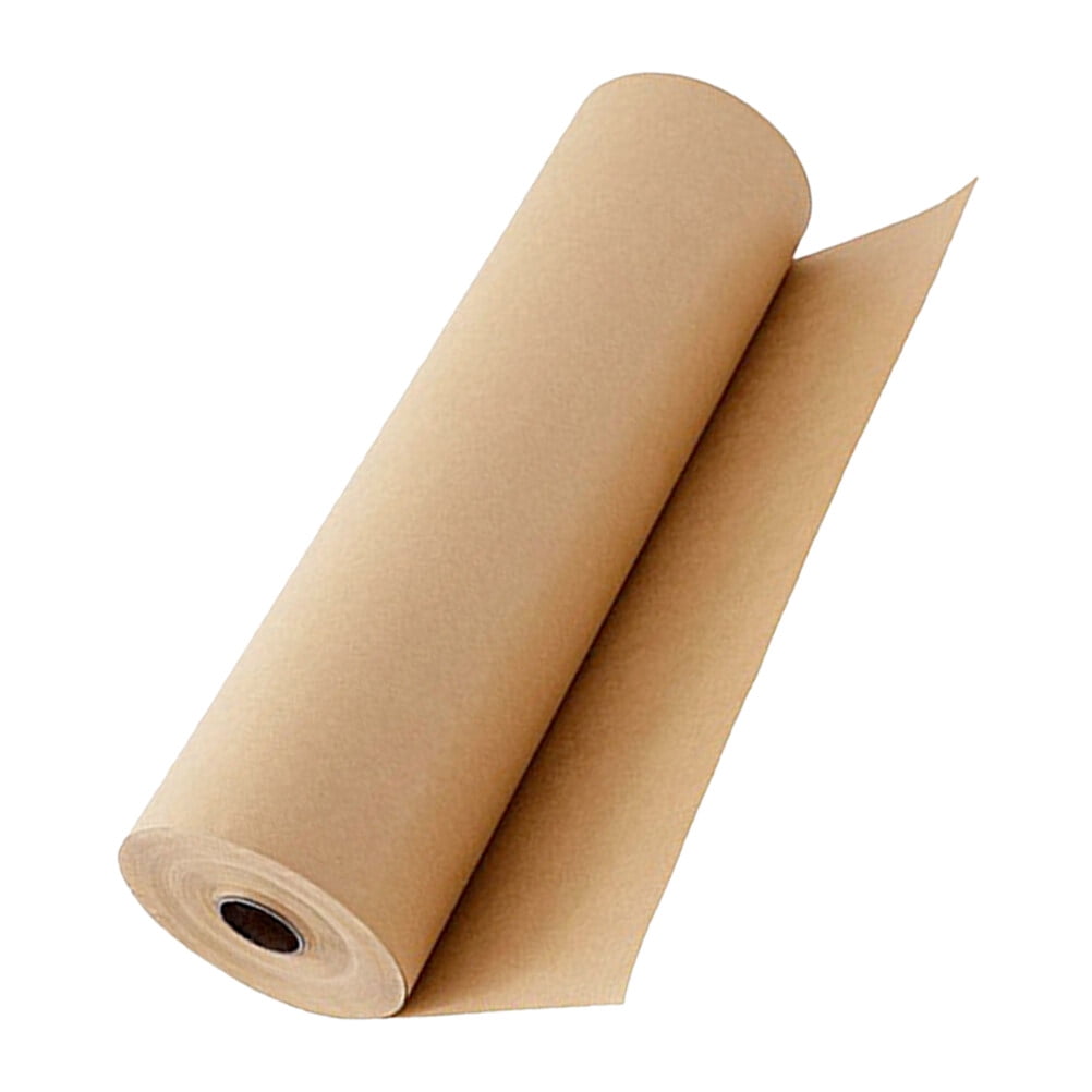 FUTUREORYY Brown Wrapping Paper 1 Roll for DIY Crafts and present Wrapping with Smooth Surface