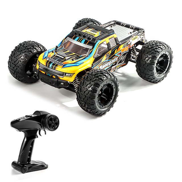 1:10 Scale Remote Control Car, 45km/h High-Speed 4WD Electric Racing Car for Kids & Adults, 2.4GHz Remote Control Off-Road Vehicle with LED Headlights, Brushless Motor