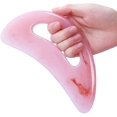 thumbnail image 1 of Herramienta de masaje Gua Sha con mango Resina Masajeador de drenaje linfático grande Herramienta de raspado Guasha Herramienta anticelulítica para esculpir el cuerpo para damas Cuello Piernas Cara Afortunado Sencillez, 1 of 5