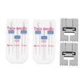 thumbnail image 4 of Minkissy 2Sets Assorted Color Twin Needles with Plastic Storage Box for Sewing Machine Home Use, 4 of 7