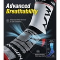 thumbnail image 6 of Breathable Mesh Athletic Crew Socks for Men, Non-Slip Grip Sports Socks for Running & Training, 6 of 6