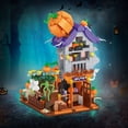 thumbnail image 3 of 762pcs Halloween Pumpkin House Assembly Building Blocks Toys, Micro Particle Assembly Building Blocks, Halloween Gifts For Adults (Without Box), 3 of 5