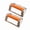 Grey Orange, variant on CEORPER Ergonomic Push Up Handle Set Perfect for Travel Offices and Indoor Exercises