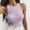 *Purple, variant on ClodeEU Women's Ribbed Knit Crop Tank Top ,Casual Basic Sleeveless Crewneck Y2k Crop Tank for Summer Purple,Womens Plus L