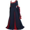 thumbnail image 3 of Women Medieval Victorian Dresses Pirate Skirt Renaissance Fairy Elf Dress, 3 of 8